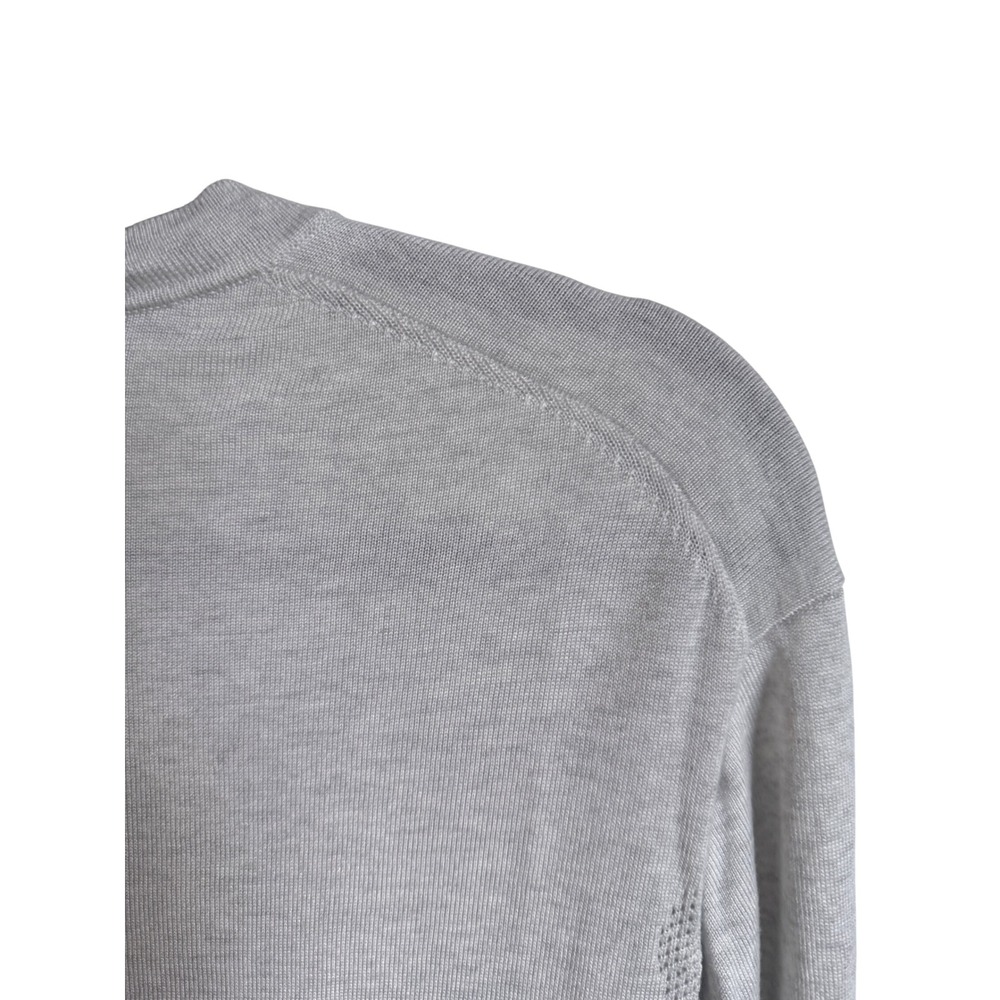 Athleta Gray Cardigan S/XS V Neck Button Front Minimalist Teacher Travel - Picture 4 of 10
